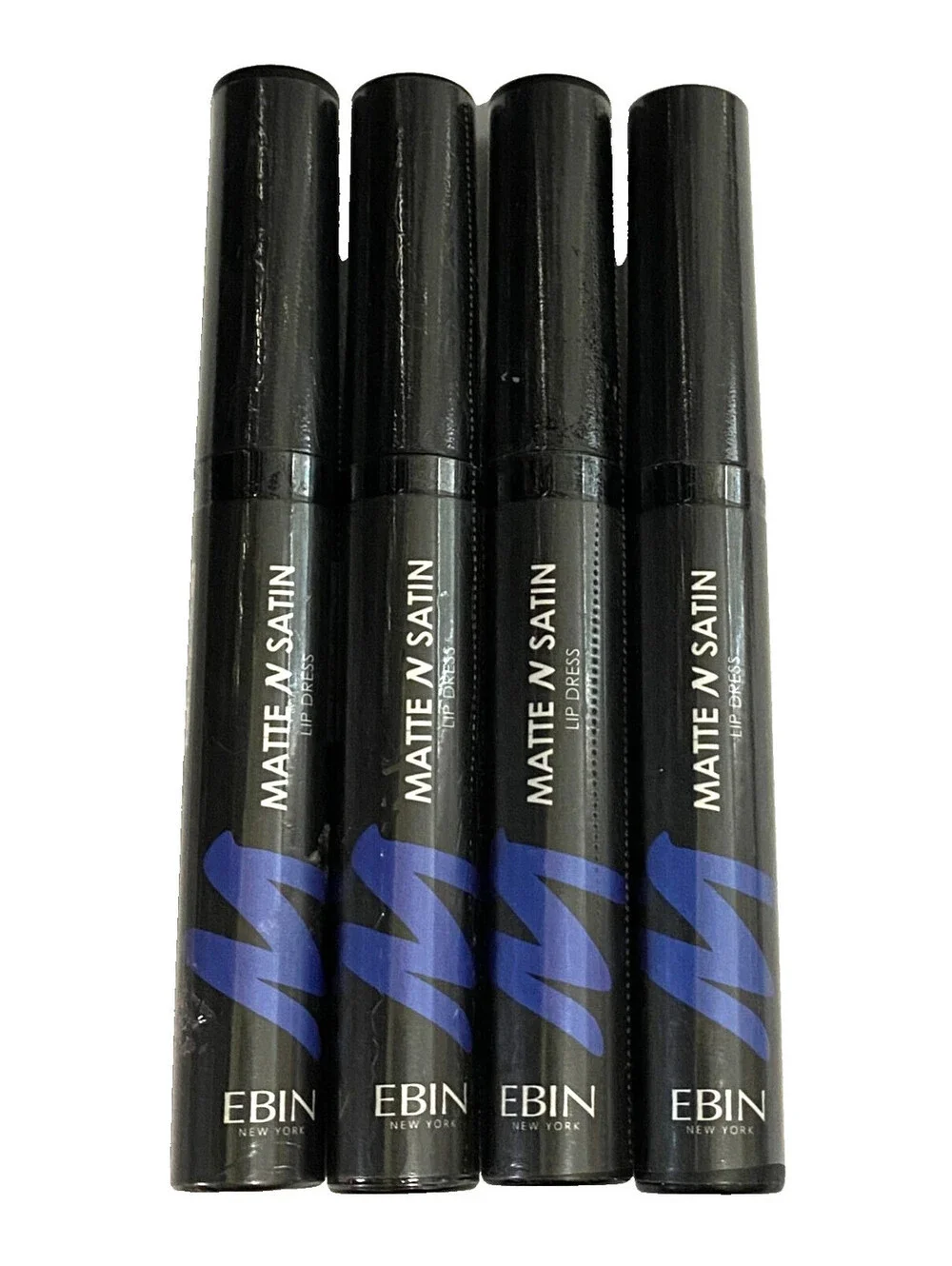 Lot of 4: NEW Ebin Matte N Satin Lip Dress Gloss in CMSLD04 Pleasing (Sealed)